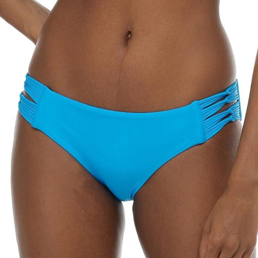 Body Glove Women's Smoothies Ruby Solid Bikini Bottom‎ Swimsuit, Medium